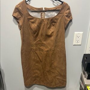 Elegant Brown Women's Dress